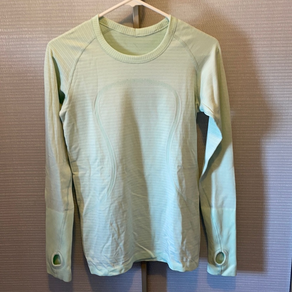 Mint Lululemon Swiftly Long Sleeve